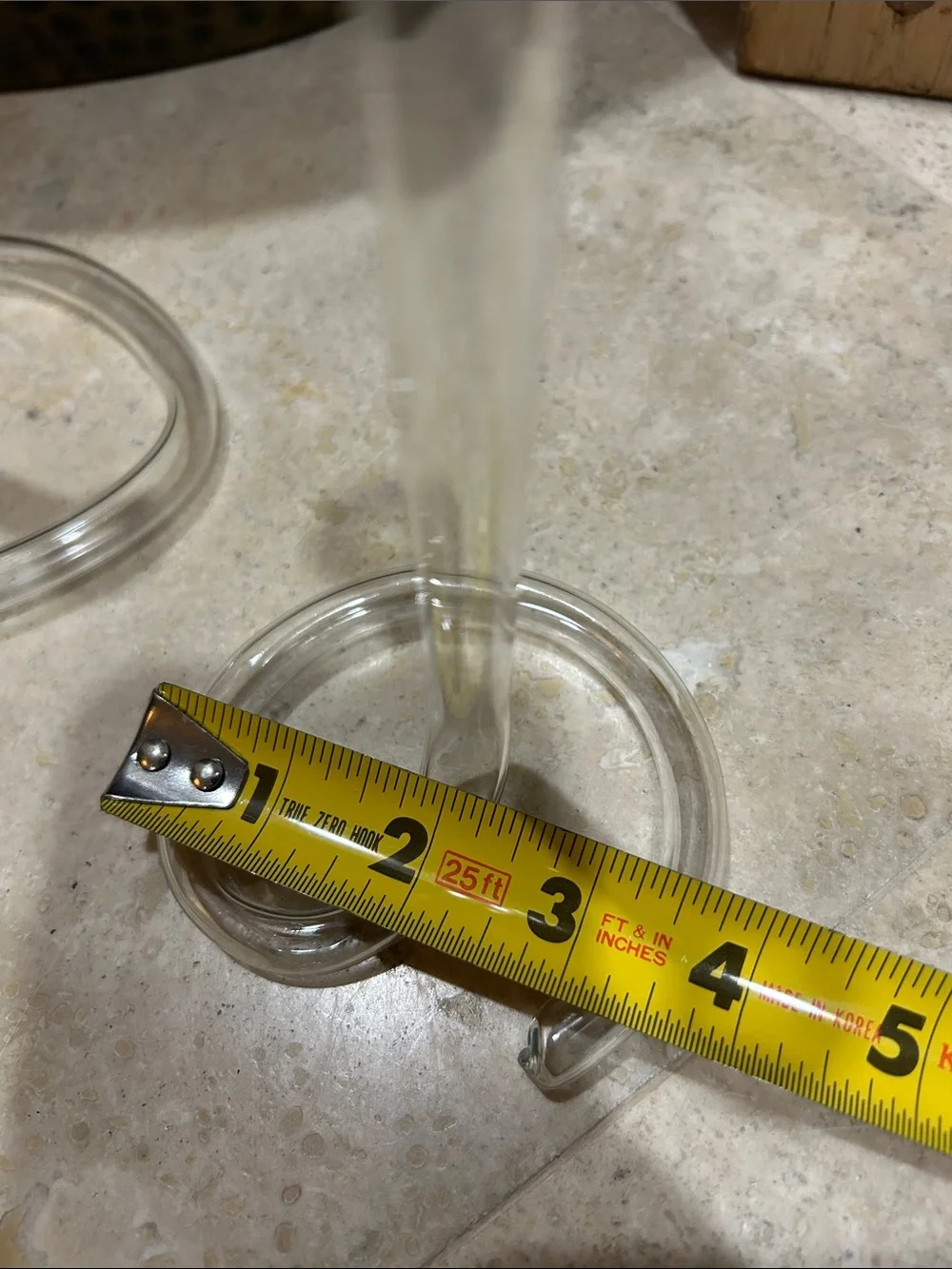 2 vintage hand-blown glass double cylinder twisted infinity tube bud vases